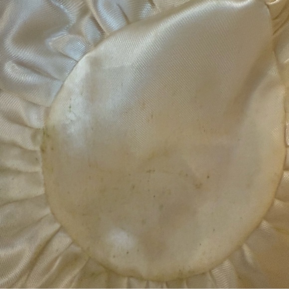 Vintage Velvet Turban/Cloche Hat With Real Fur Pompom  1960’s Rare - Picture 7 of 9